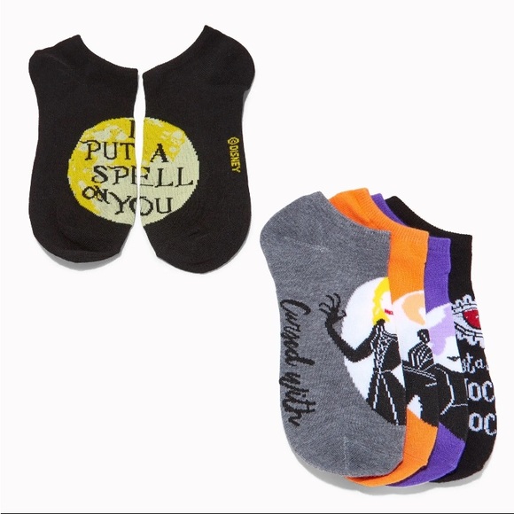 Disney Accessories - Disney Hocus Pocus no show ankle socks *FIRM PRICE*